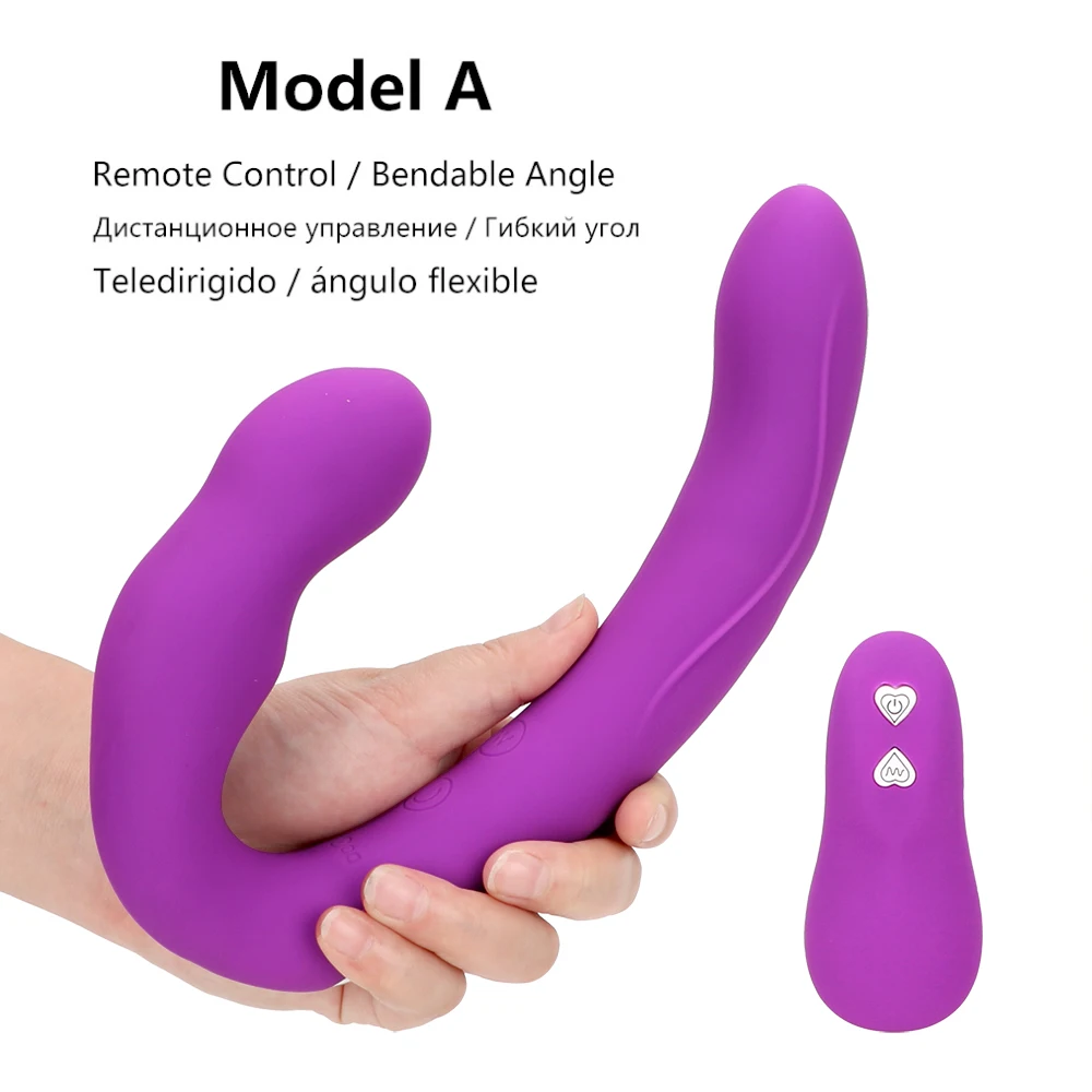Dildo Vibrator Lesbian Strap on Double Penetration Clitoris Stimulator Sex Toys for Woman Strapless Strapon Anus Massage |