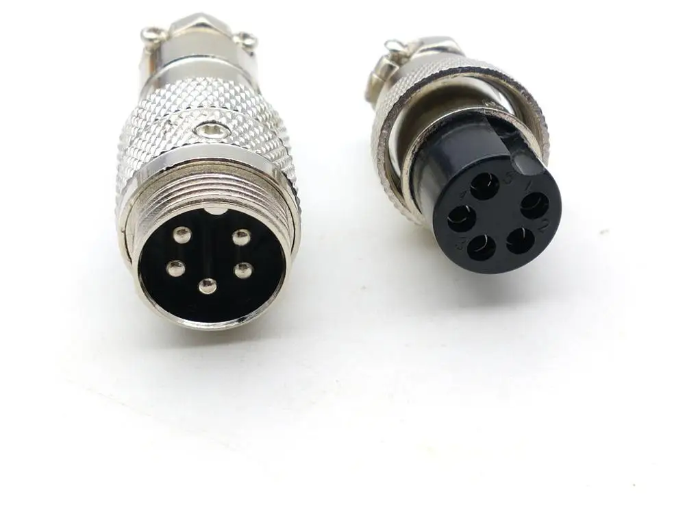 10 комплектов (мужской + Женский) 5pin авиационный Разъем GX16 16 мм панель питания