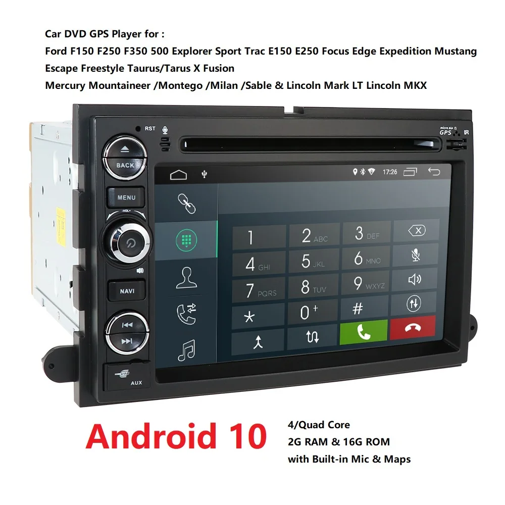 4G 2din автомобильный dvd плеер на основе Android для Ford F150 Mustang экспедиция проводник Fusion