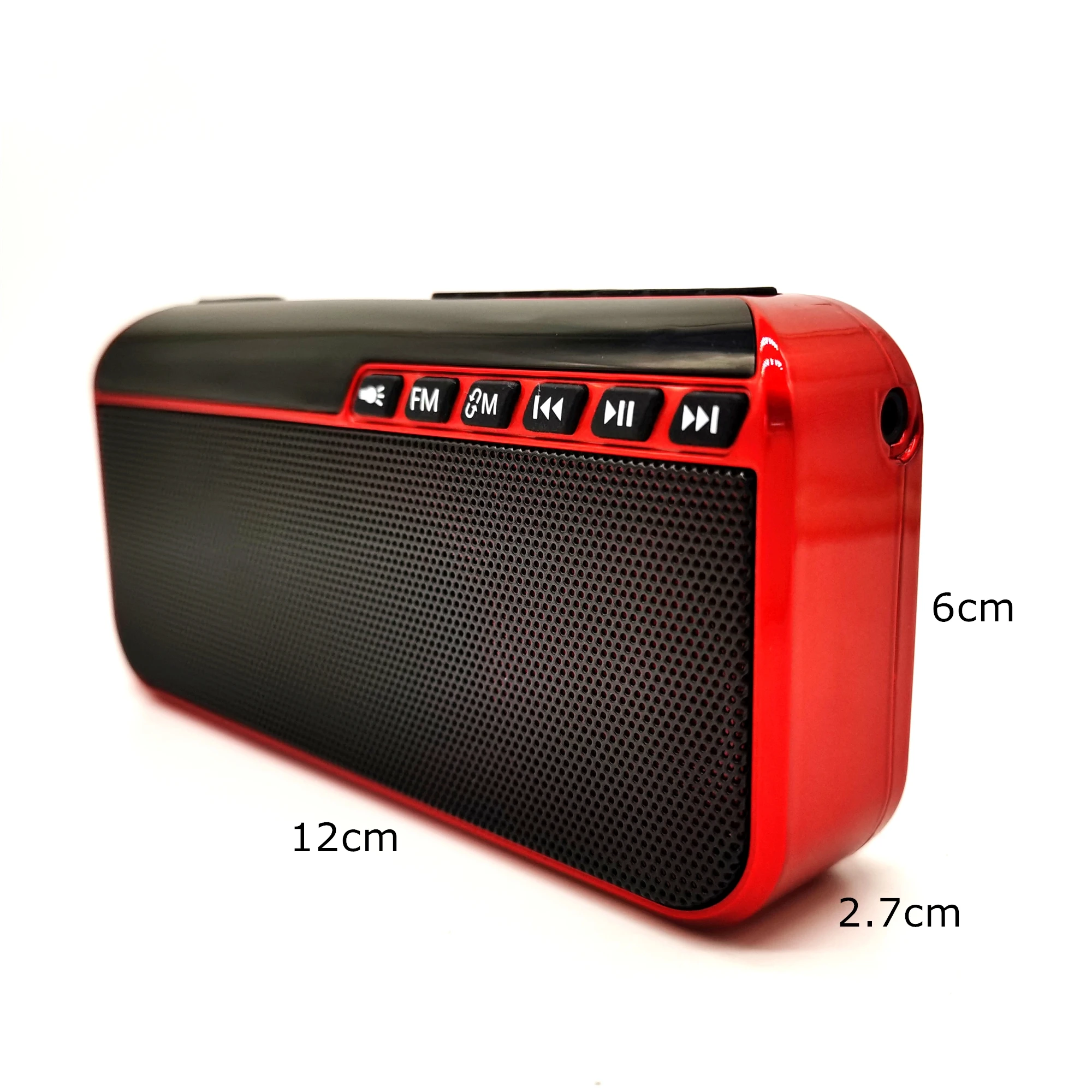 Bluetooth-динамик 2 аккумулятора FM-радио MP3 музыкальный плеер портативный