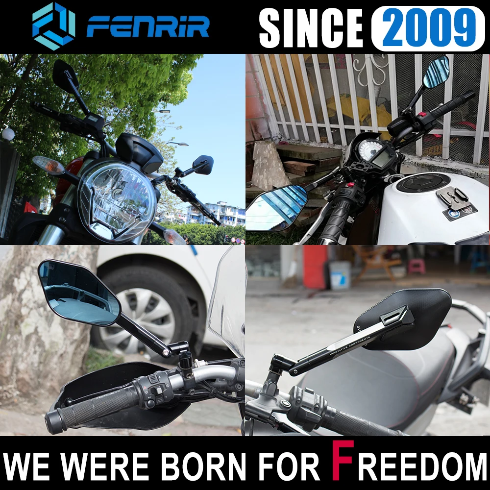 Мотоциклетное боковое зеркало CNC для Honda XADV PCX MSX Yamaha MT03 MT07 MT09 Kawasaki Z650 Z750 Z800 Z900 Z1000