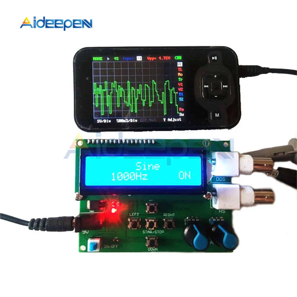 Генератор сигналов DDS DIY Kit модульный генератор прямоугольной пилообразной формы