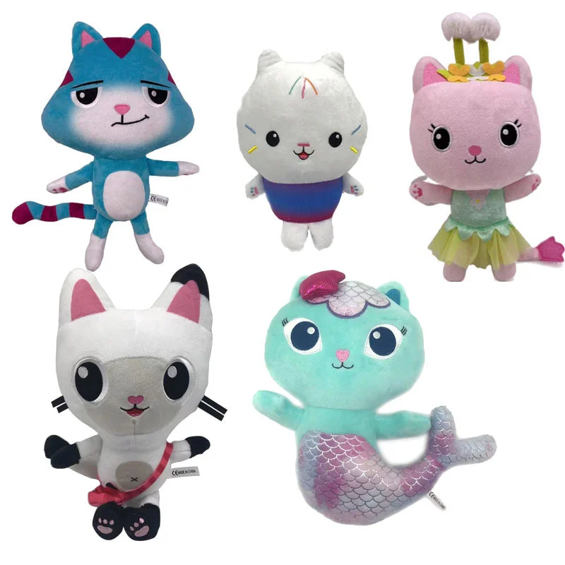9 шт. плюшевый набор Габби кукольный домик кот волшебный игрушка меркэт Панди