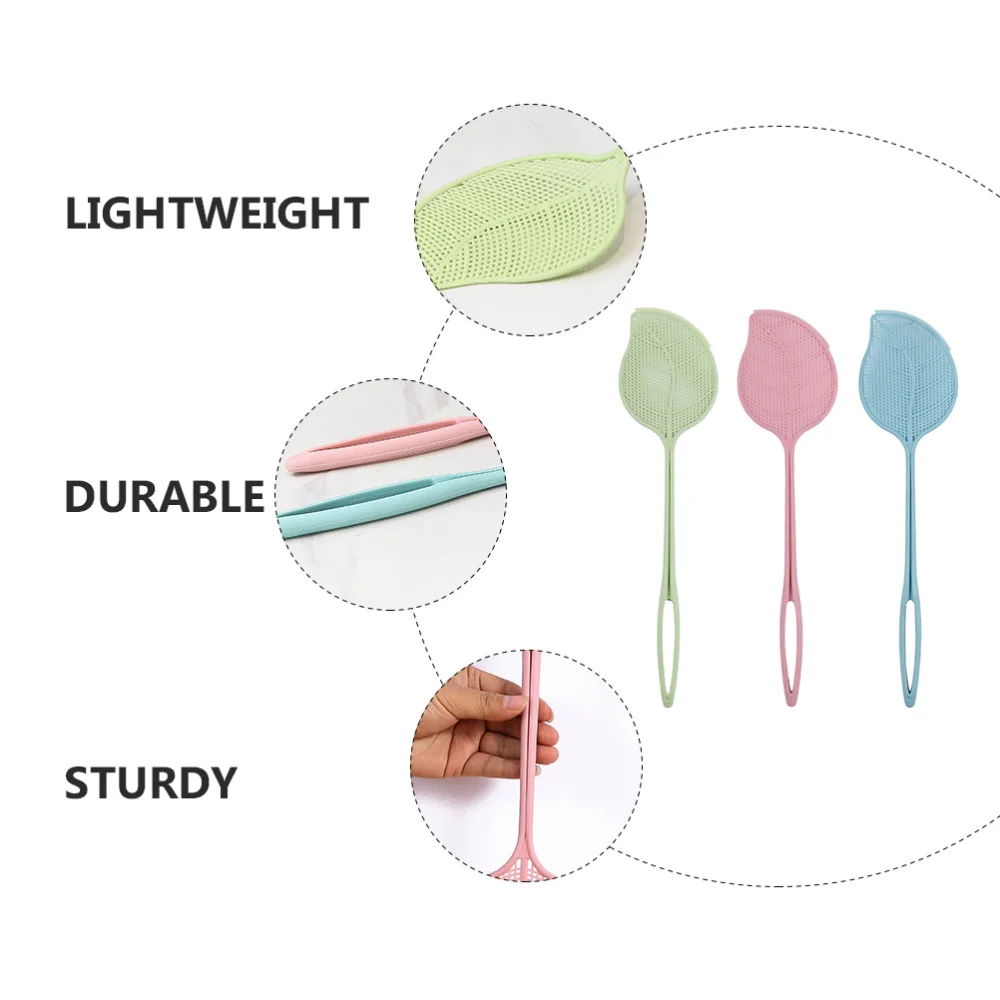 

6Pcs Fly Swatter Kitchen Hollow Swat Long Handle Mosquito Swatters