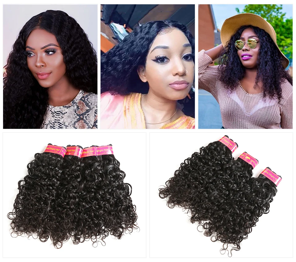 Али queen hair P/9A бразильские волнистые человеческие волосы переплетения Комплект 1/3/4 шт. шиньоны из натуральных волос, натуральный Цвет с бесплатной доставкой
