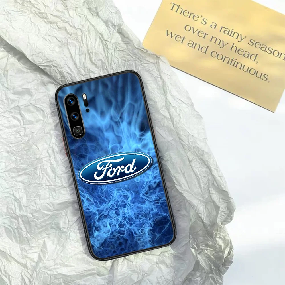 

Ford Car Phone Case For HUAWEI P 9 10 20 30 40 Lite smart Pro Z 2019 Nova 5T 6 7 i black Back Pretty Hoesjes Soft Funda Silicone