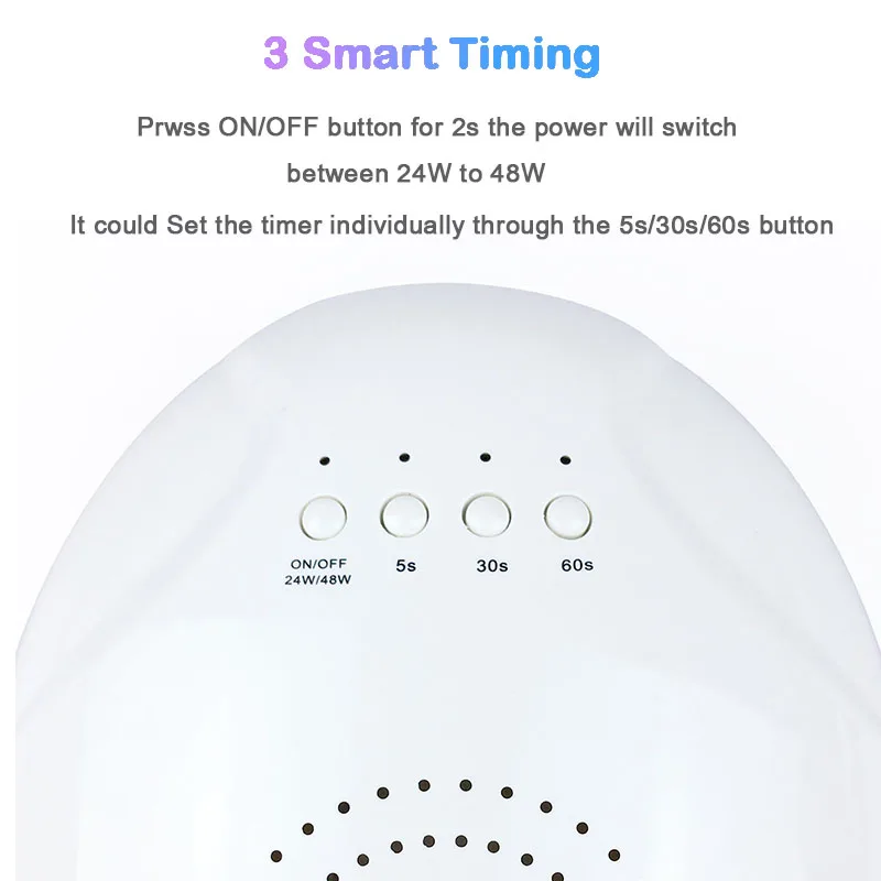 Светодиодный ПА Sun One УФ/LED для сушки ногтей Сушилка с автоматическим датчиком и