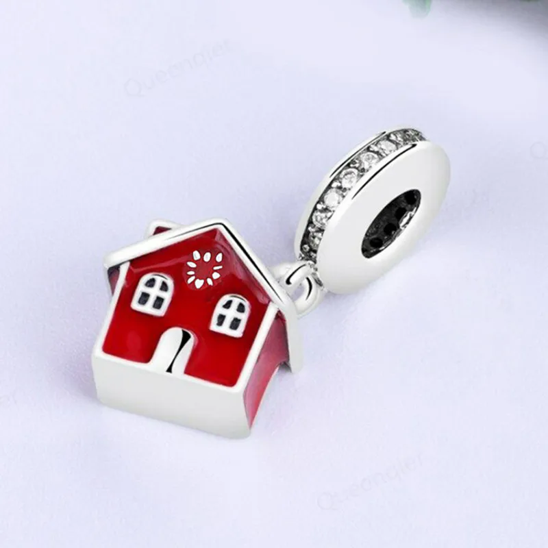 925 Стерлинговое Серебро дом европейские амулеты из бисера подходят оригинальные