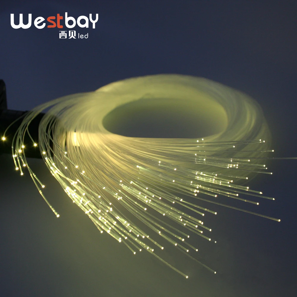 16 Вт RGBW светодиодный волоконно-оптический светильник 150 шт. 0 75 мм 2 м кабель RF 28key