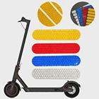 Светоотражающая наклейка для электрического скутера, чехол для переднего и заднего колеса, Защитная Наклейка для Ninebot Max G30, аксессуары для скутера