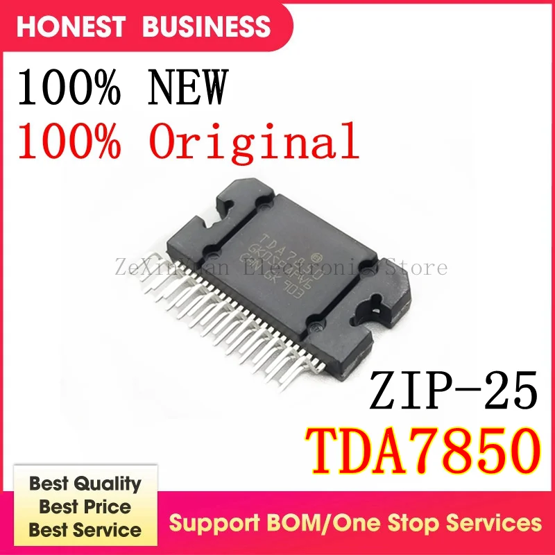 

2PCS TDA7850 ZIP TDA7850A ZIP-25 new and original IC Linear-Audio Amplifier/Power Amplifier IC/4*50W Chip