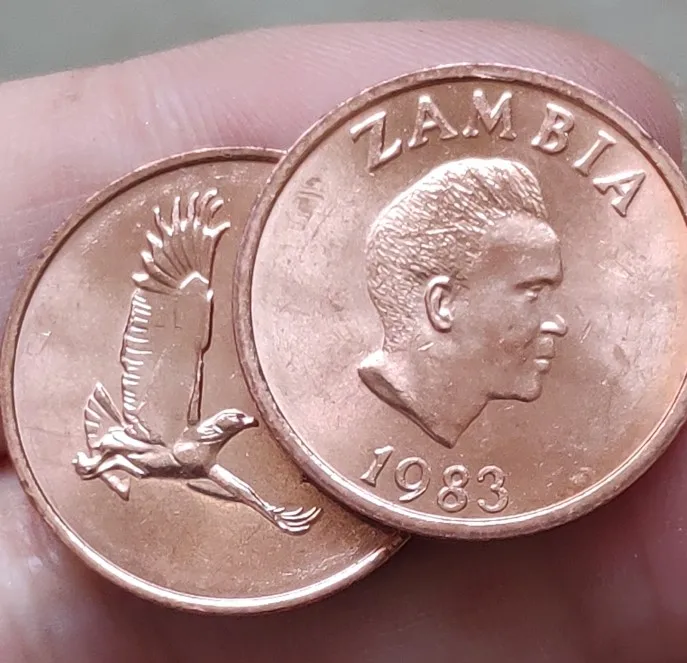 20 мм Замбия 100% настоящая комиксаторная монета оригинальная коллекция|coin|coin coinscoin