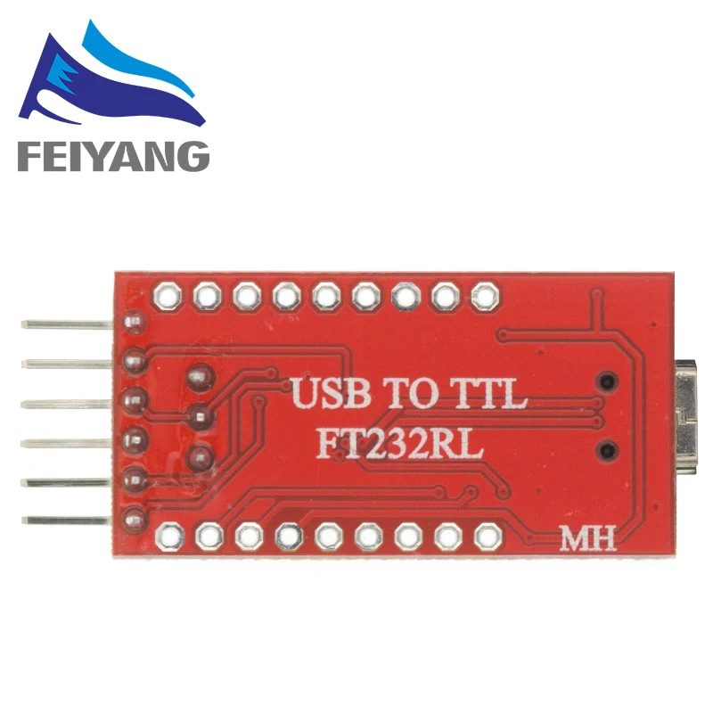 10 шт. FT232RL FT232 USB к TTL 5 в 3 В кабель для скачивания модуль последовательного адаптера