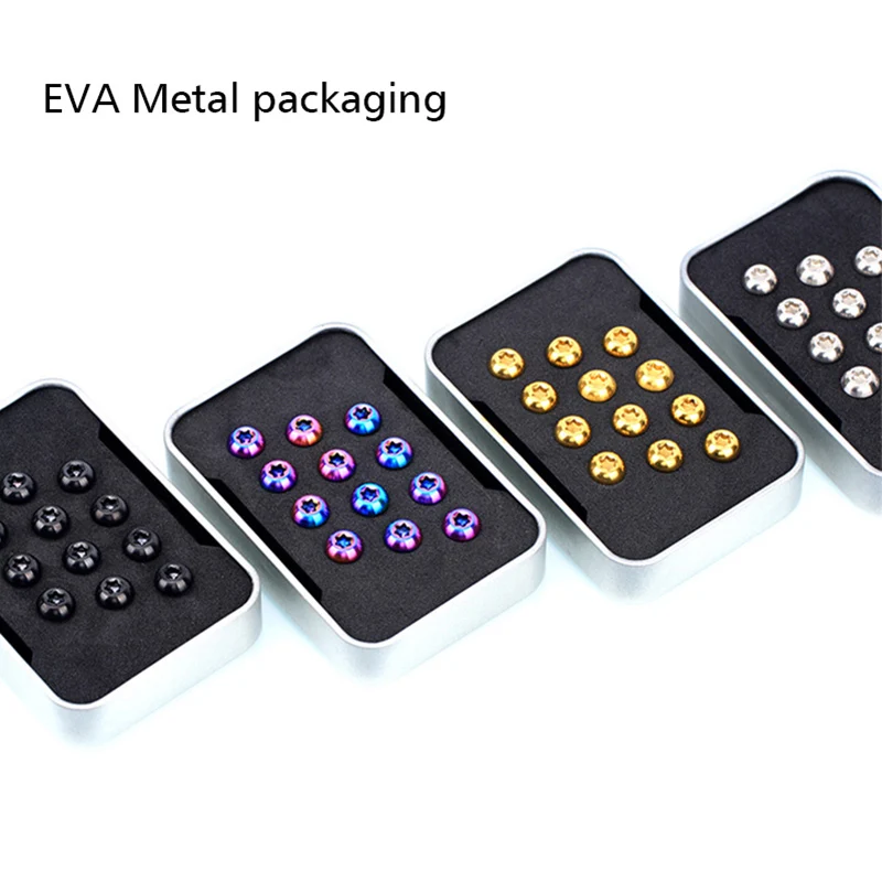 Велосипедные тормозные диски болты из титанового сплава 12 шт./лот M5 * 10 мм | Спорт и