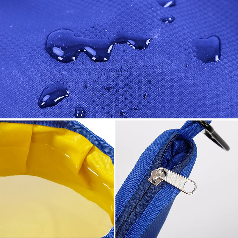 Petshy Портативный складная пластиковая миска для собак и кошек дорожная Фидер