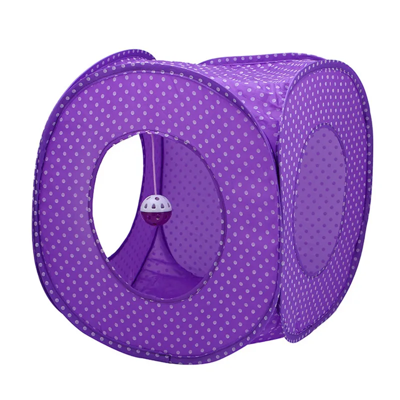 Складная палатка для домашних животных водонепроницаемый туннель маленьких