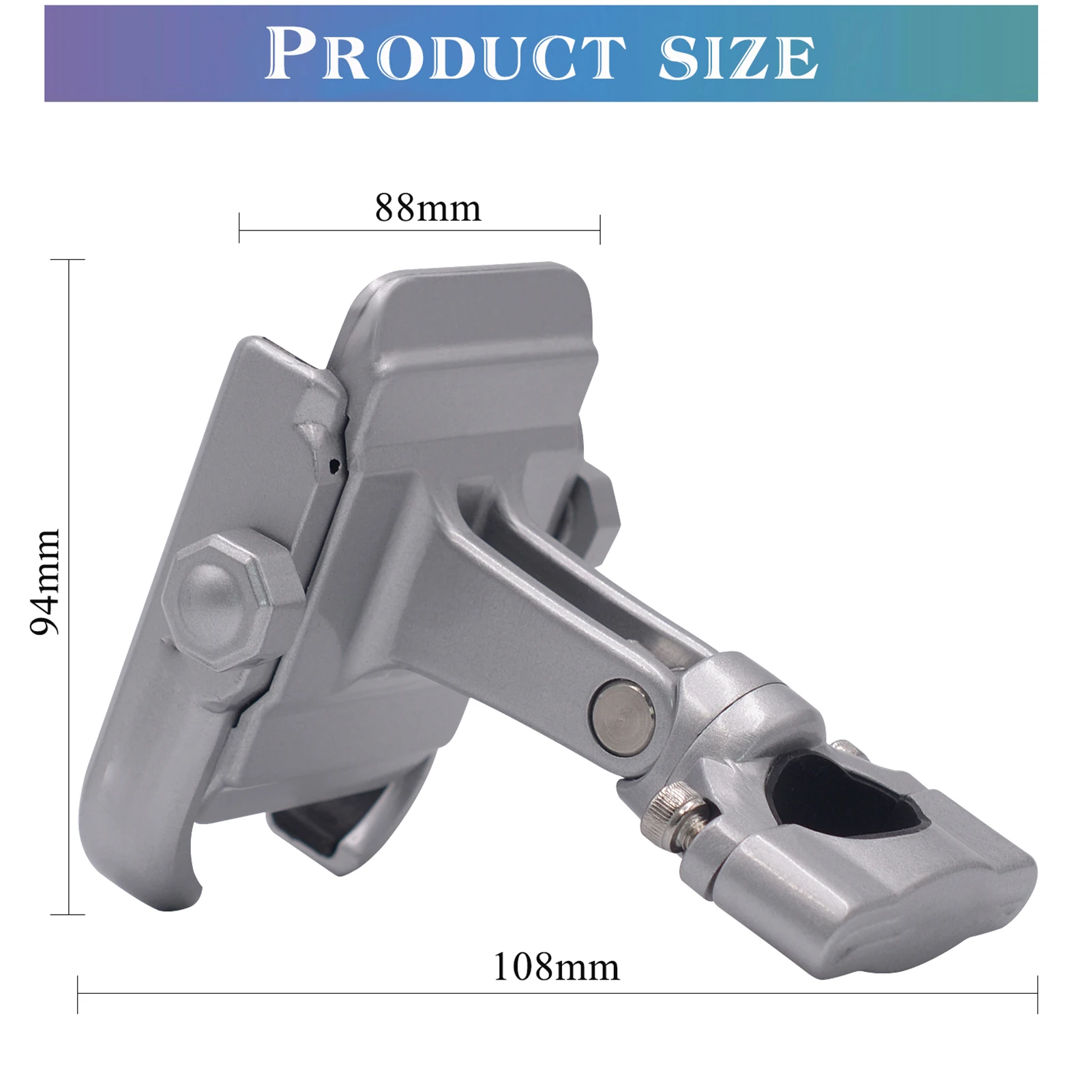 

360 Degrees Rotatable Motorcycle Bike Dashboard Navigation Phone Holder Bracket