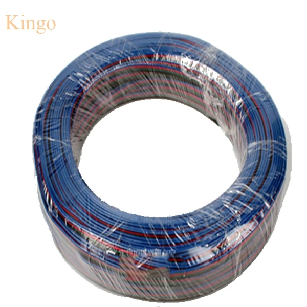 Новый 4 контактный светодиодный RGB кабель 5 м 10 20 30 для 5050 3528 удлинитель