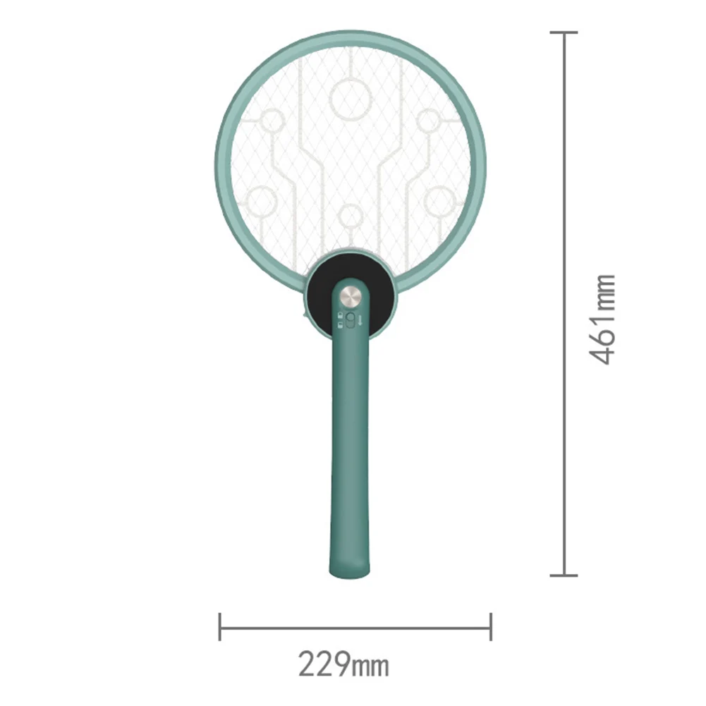 1 шт. 3 цвета электрическая ручная ловушка для насекомых Zapper Fly Swatter ракетка