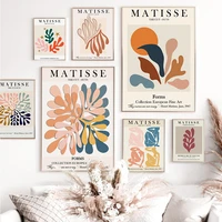 flowers sheets for paintings canvas matisse poster decorative modern abstract paintings on the wall big wall poster nature coral