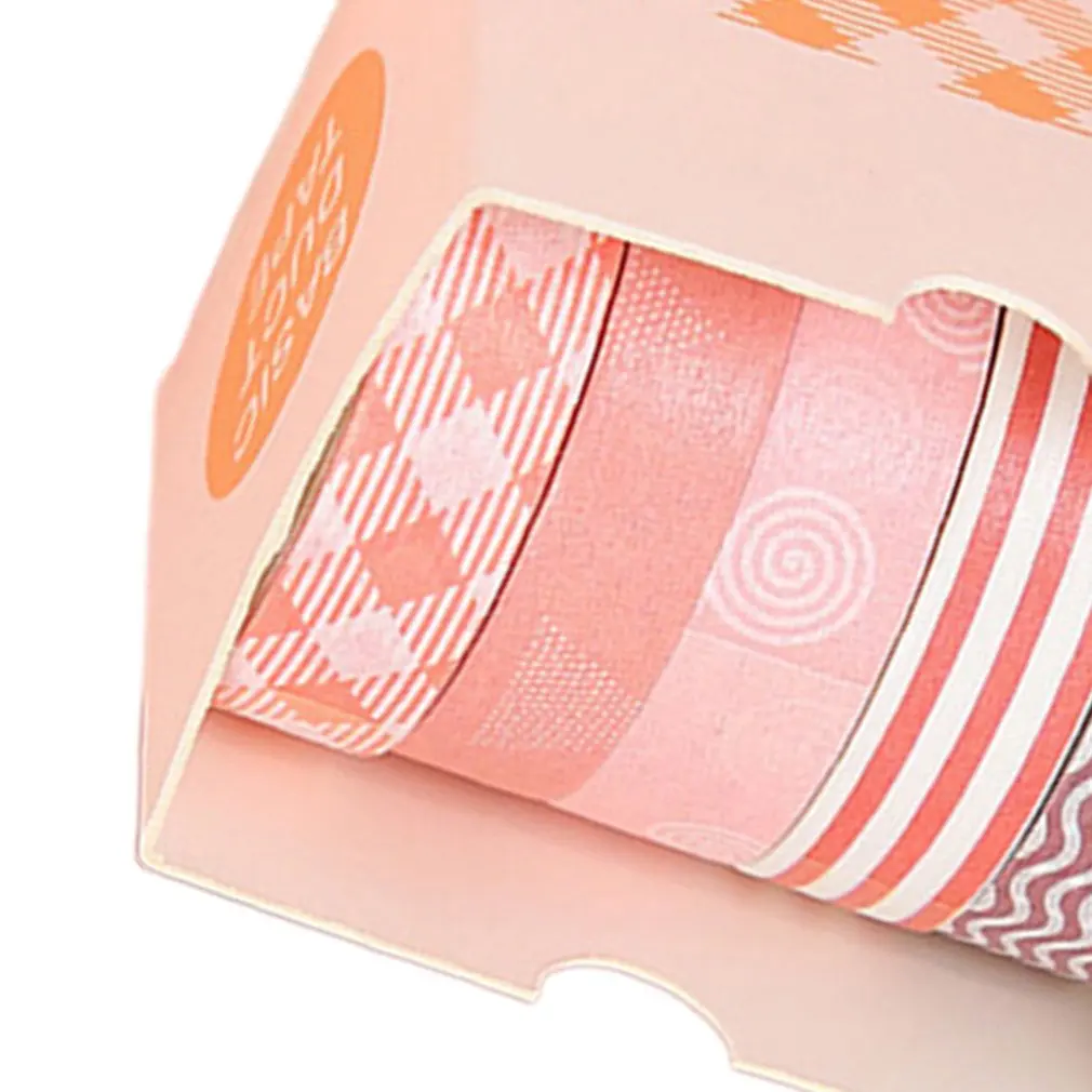 

Student Handbook Tape Solid Color Paper Tape Book Gift Decor Tape Printing Handbook Beautiful Ribbon Set Holiday Decorations