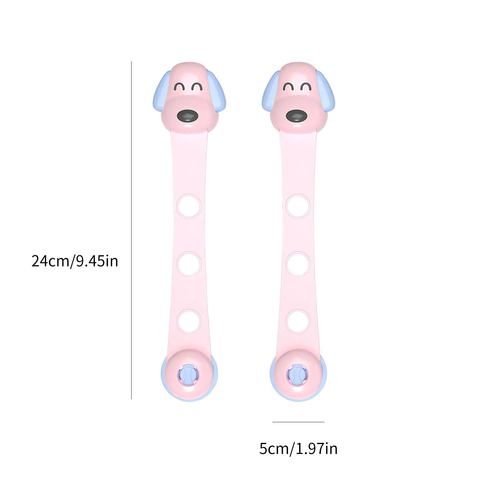 

4Pcs Safety Lock Baby Child Safety Care Plastic Double Lock With Baby Baby Protection Drawer Door Cabinet Cupboard Toilet Locks