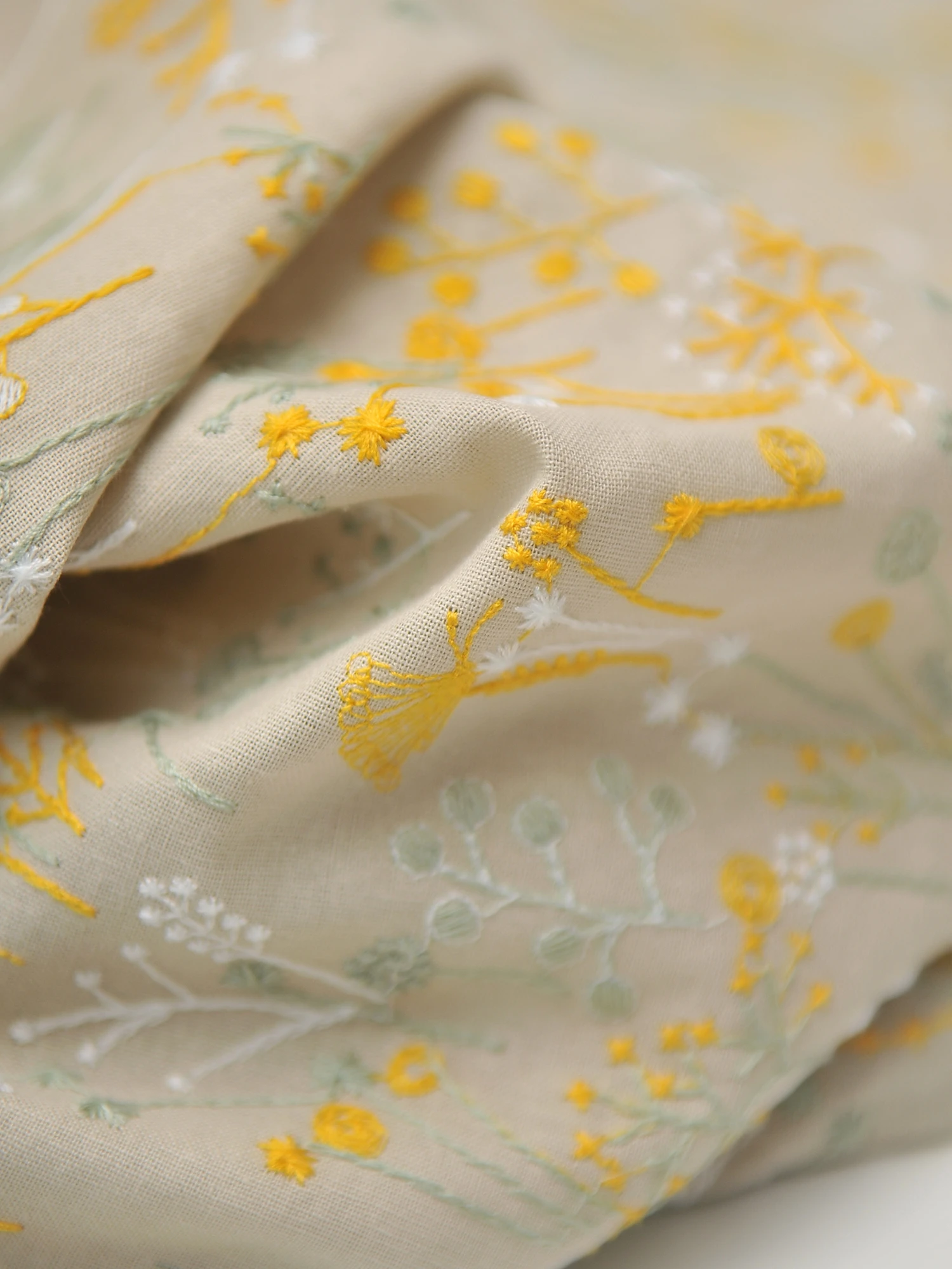 Японская трехмерная вышитая Хлопковая сумка из рами для одежды тканевая