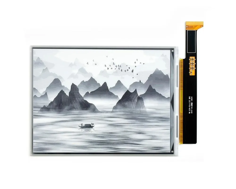 Необработанный дисплей E Ink 7 8 дюйма параллельный порт без печатной платы