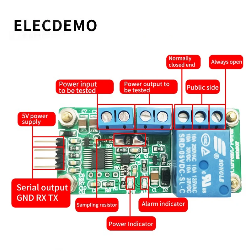 Высокоточный модуль напряжения постоянного тока INA226 демонстрационная плата для