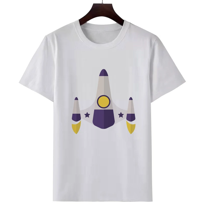 

2021 Women's Short Sleeve T-Shirt Cartoon Elephant Print T-Shirt Summer Fashion Dress Casual Women's Round Neck Top