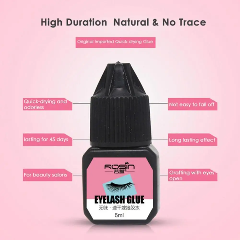 Клей для наращивания ресниц стойкий натуральный быстросохнущий клей накладных