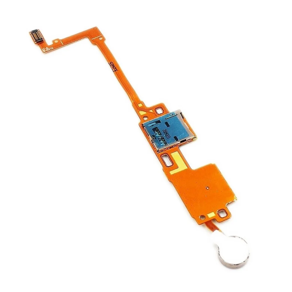 Гибкий кабель с вибрационным двигателем для Samsung Galaxy Note 10 1 2014 Φ P601 P605 SIM MicroSD слот