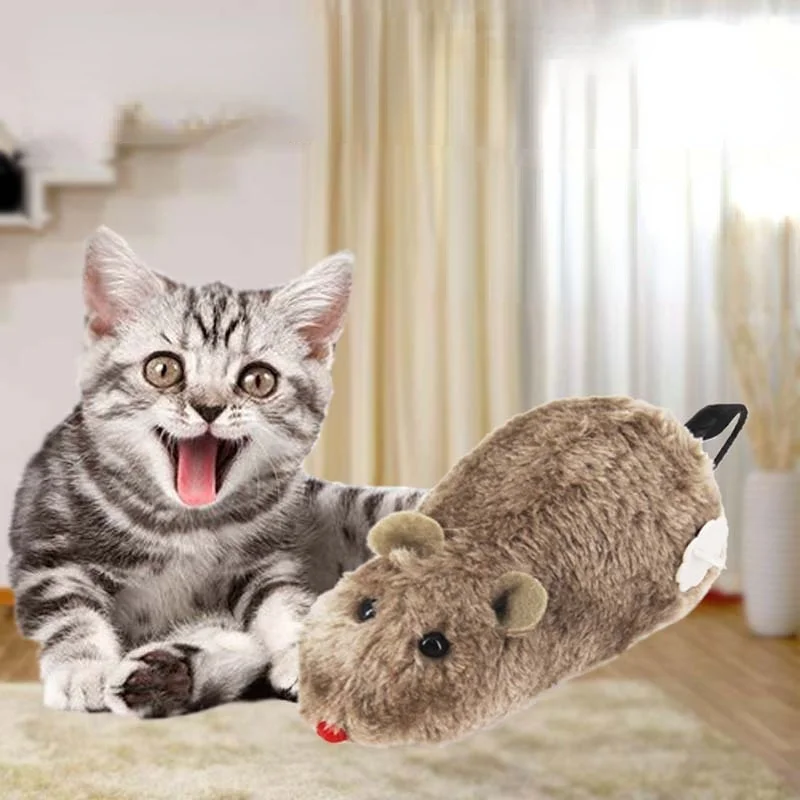 Игрушка для кошек мышь надувная может прыгнуть хвост игрушка домашних животных