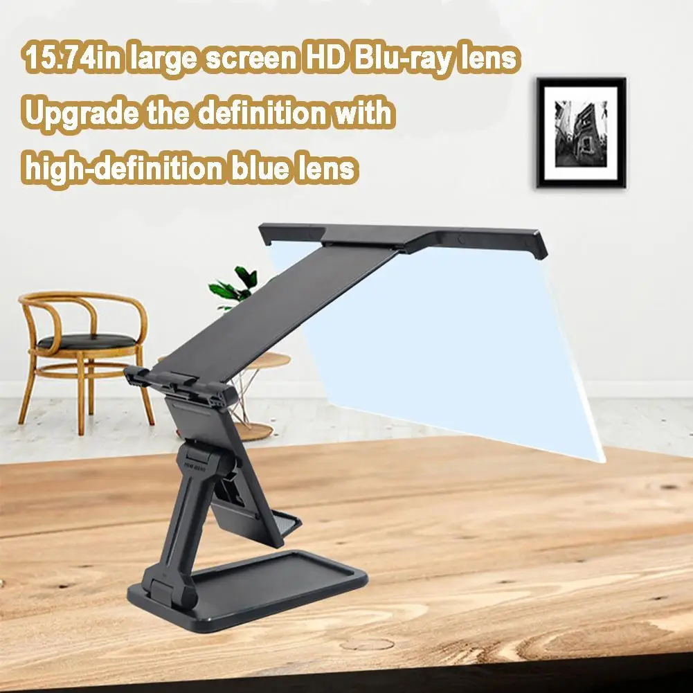 12 inch 3d mobile phone screen magnifier hd video amplifier folding mobile cell stand bracket with movie game magnifying for car free global shipping
