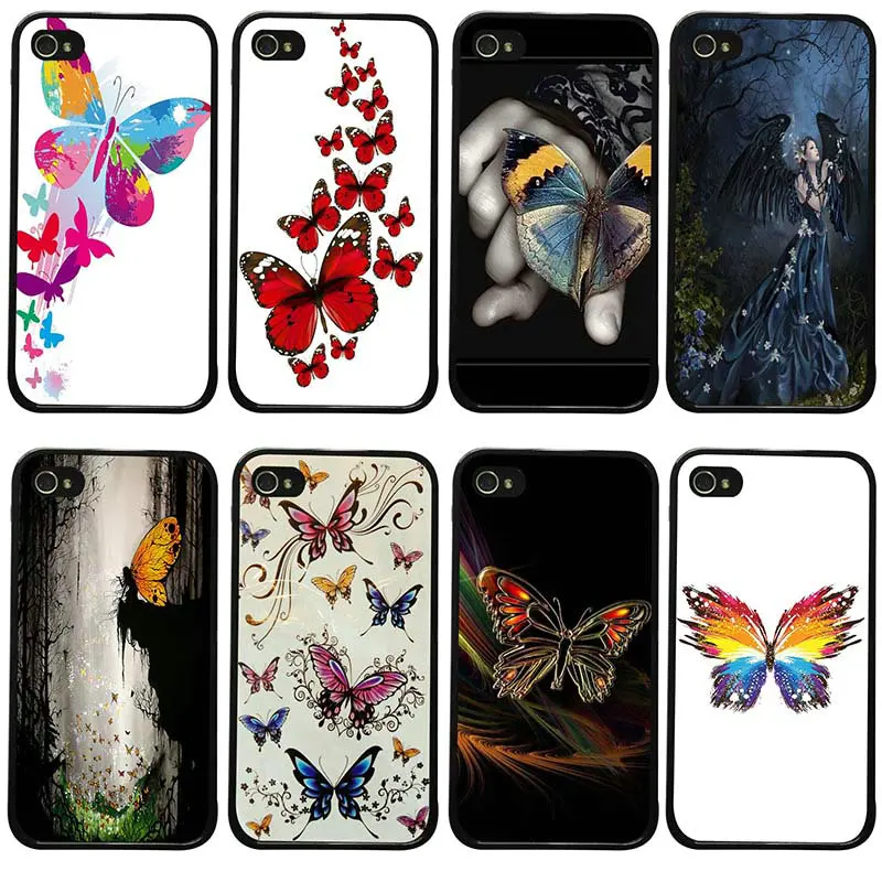 Beautiful Butterfly Fairy Cell Phone Cases Hard Plastic Cover Protect for iphone 8 7 6 6S Plus X XR XS 11 Pro Max 5S 5 SE 4 4S | Мобильные