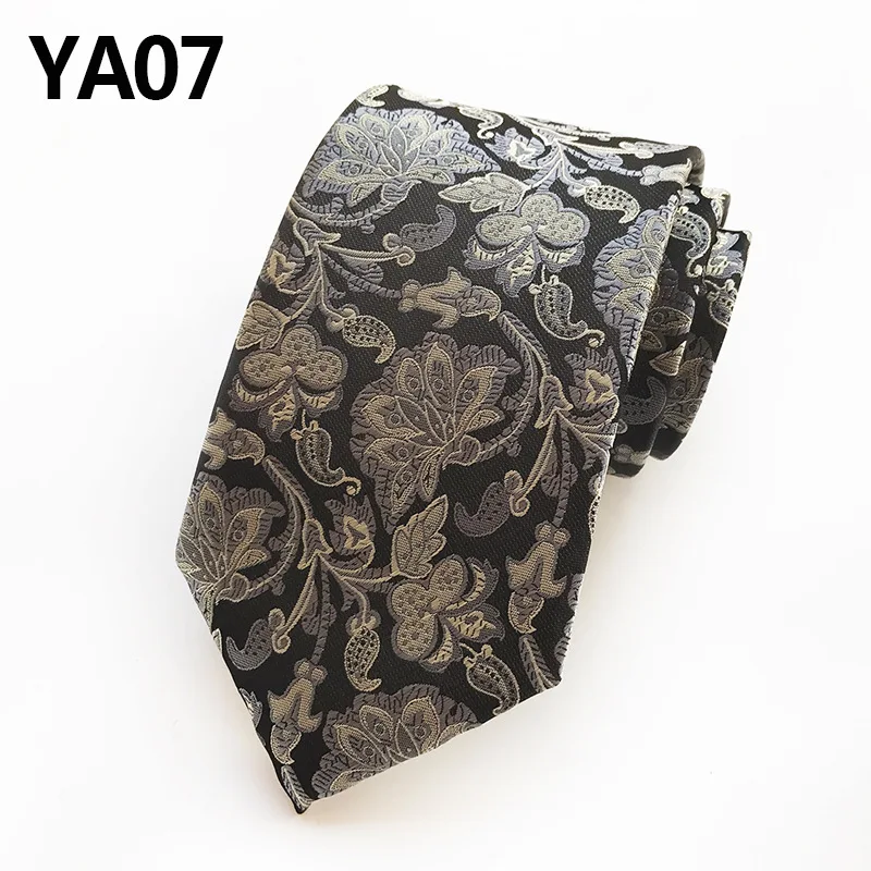Classic Mens Tie Paisley Pattern Texture Silk All-match Necktie Wedding Banquet Party 8cm Men Luxury Festival | Аксессуары для