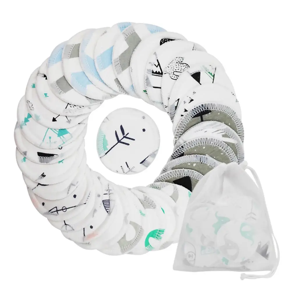 Многоразовые ватные тампоны для снятия макияжа моющиеся очистки лица протирания