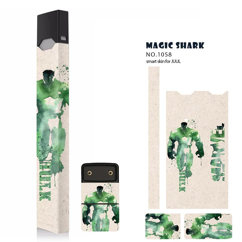 Волшебная Акула супер герой Marvel Супермен железный человек наклейка с человеком