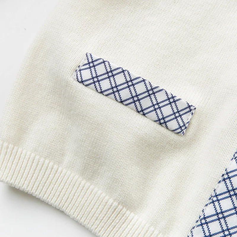 Детский трикотажный кардиган DBS12701 хлопковый свитер для маленьких мальчиков на