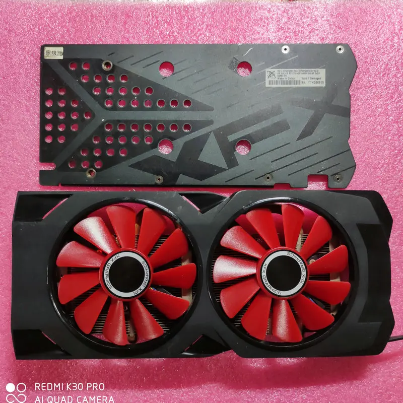 Placas de Vídeo Cooler para Xfx Original Gráficos Rx480 Usado Rx580 Rx570 Rx470