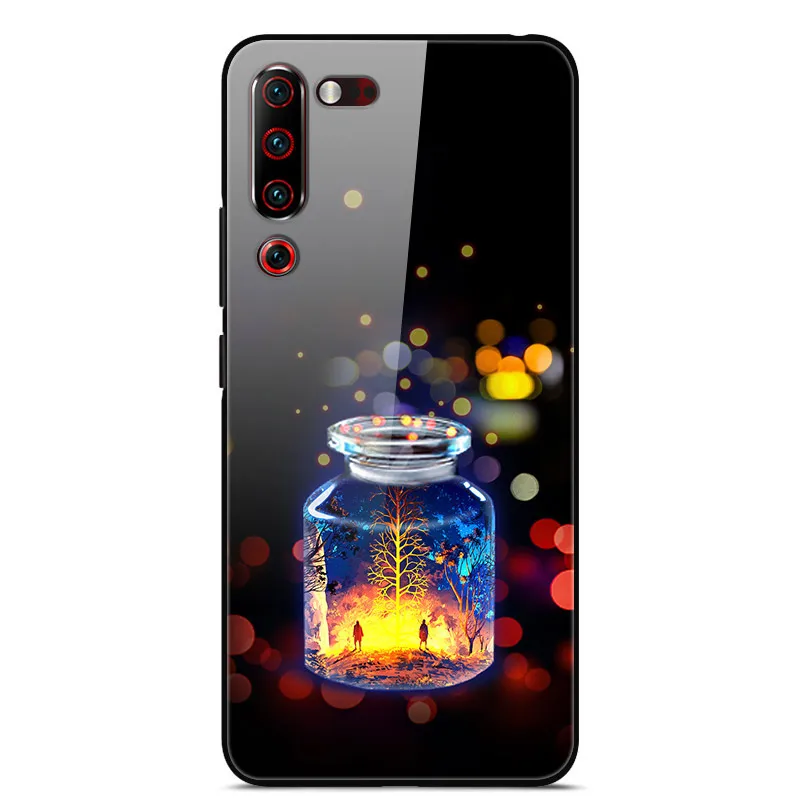 Для lenovo Z6 Pro Чехол Z6 Lite закаленное стекло жесткая задняя крышка чехол для телефона s Для lenovo Z6Pro Z 6 Z6Lite защитный силиконовый бампер - Цвет: 32