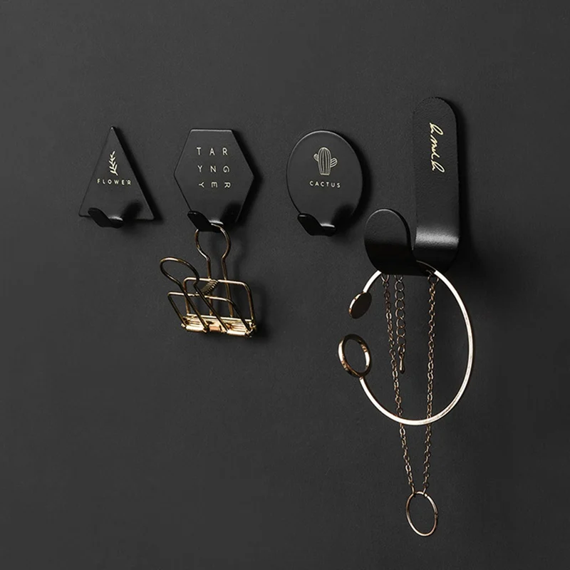 4 шт. железные застежки для ключей в нордическом стиле|Крючки и направляющие| |