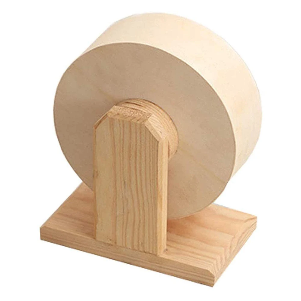 Колесо для упражнений домашних животных деревянная Бесшумная игрушка Спиннер