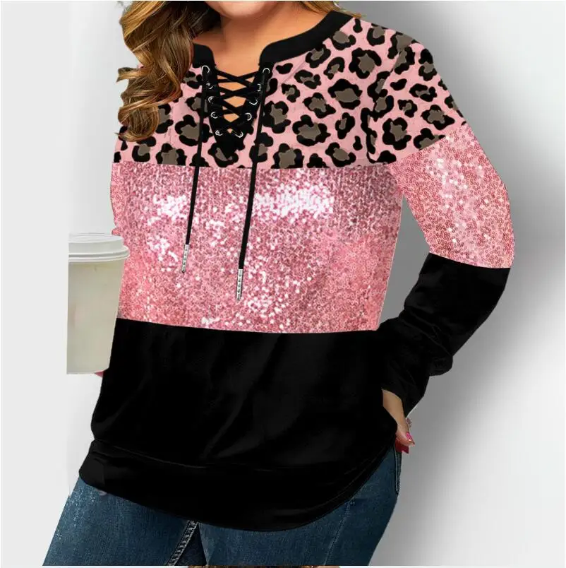 Толстовки с воротником-хомутом Женская осенне-зимняя одежда длинным рукавом 2021