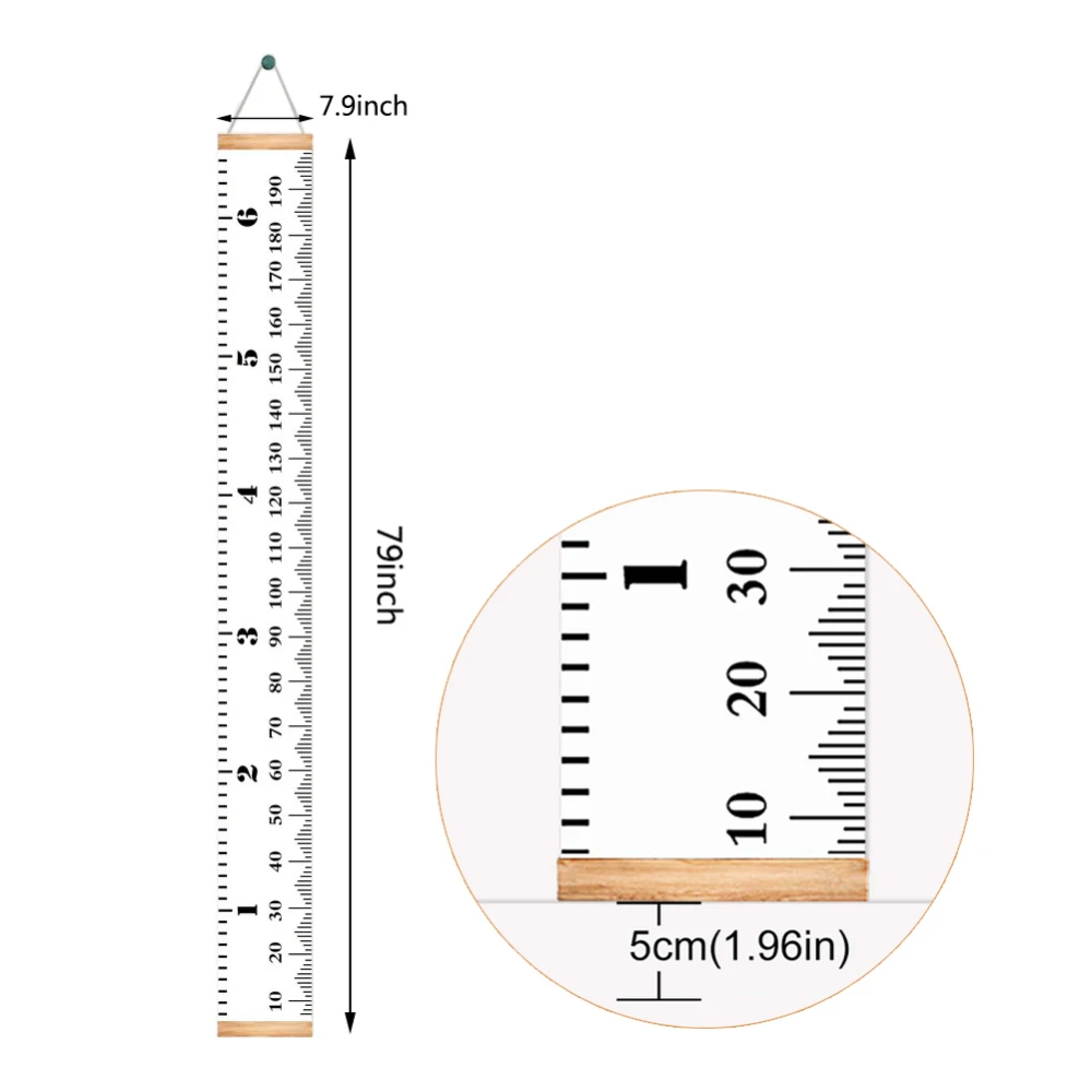 Креативная горячая Распродажа детская Съемная диаграмма роста высоты