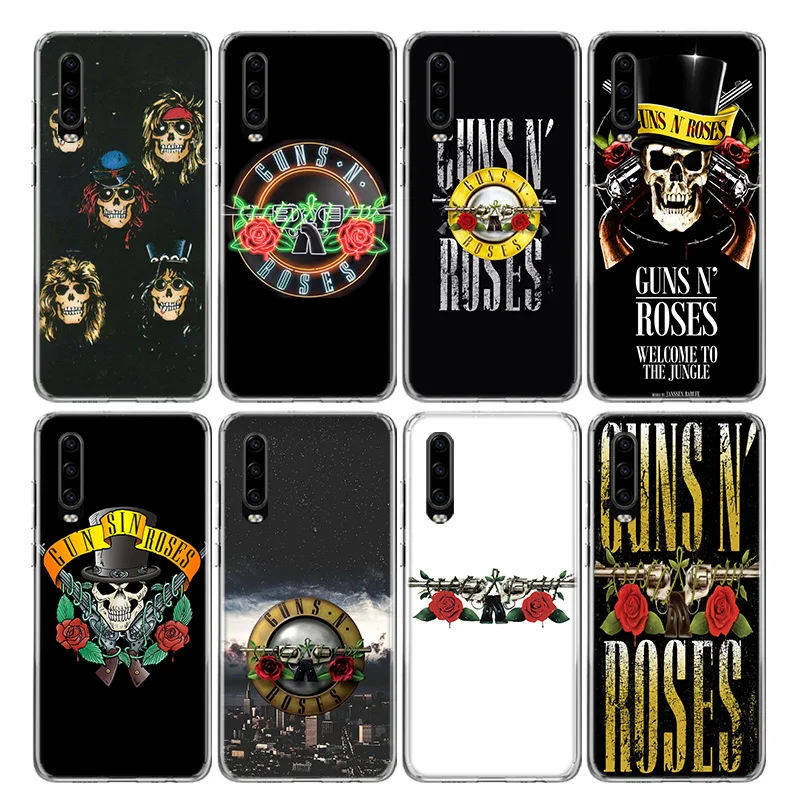 Чехол для телефона Guns n roses Good Time Huawei Honor 10 9 Lite 8A 8X 8S 7A 7X 9X 20 10i Y5 Y6 Y7 Y9 V20 V30 Pro|Бамперы| |