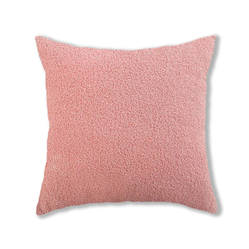 

Nordic Home Purity Plush Pillow Cushion Cover Square Fur White Cojines Decorative Pillows Throw Pillow Case Soft Luxury Sofa