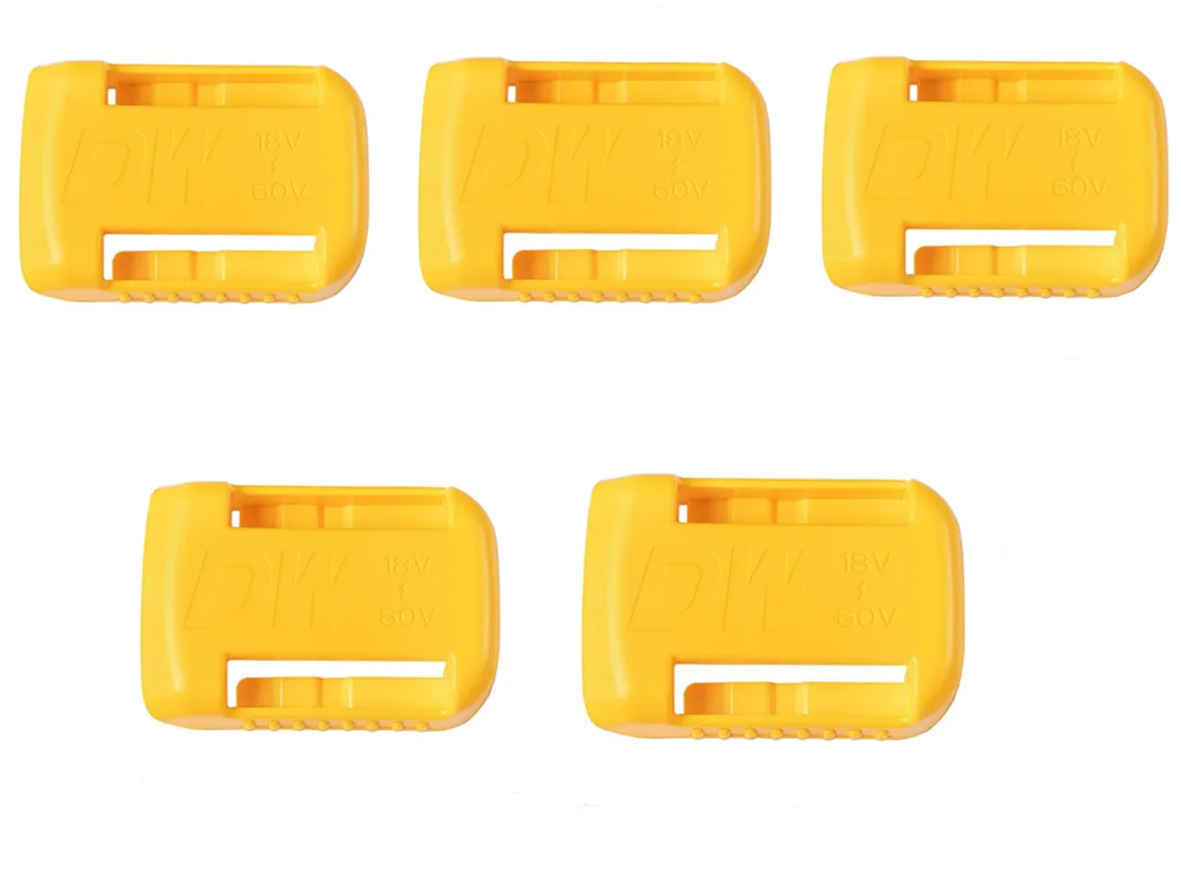 

2/5pcs for Dewalt 18V 20V 60V Battery Holder Wall Storage Mounts Stander Mount Display Hanger Dock Battery Belt Buckle