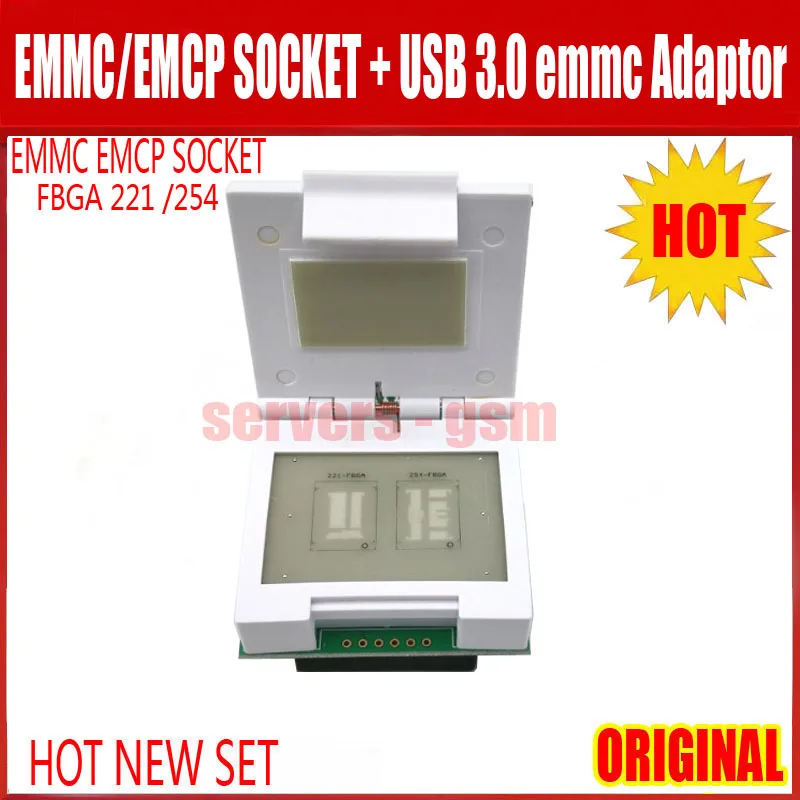 Новый оригинальный Lite USB 3 0 адаптер для emmc + EMMC/EMCP разъем (FBGA 153/169/162/186/221/254) Тесты