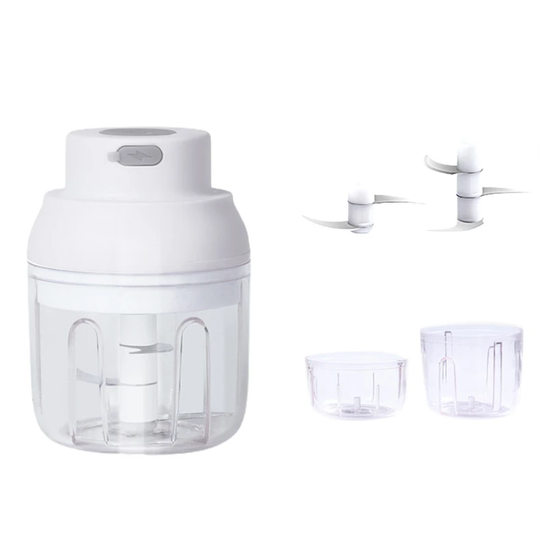 

Electric Garlic Masher Mini USB Charging Crusher Chopper Pepper Chili Vegetable M2EE